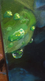 Load image into Gallery viewer, "Awaiting Dinner" Portrait of a Ranitomeya Variabilis Southern || 8x10" Original Oil on Canvas
