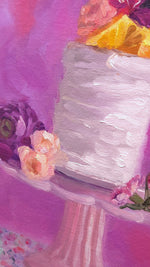 Load image into Gallery viewer, Pink Cake || 5x7" Original Oil Painting
