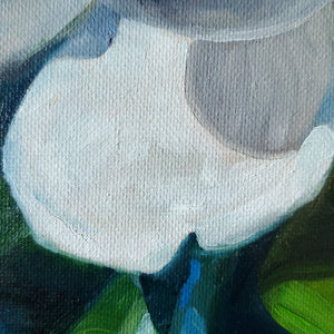 Magnolia Days || 5x7" Original Oil Painting on Canvas Panel