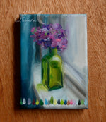 Load image into Gallery viewer, Green Jar Study || 5x7&quot; Original Oil Painting on Canvas - Erica Kilbourn Art

